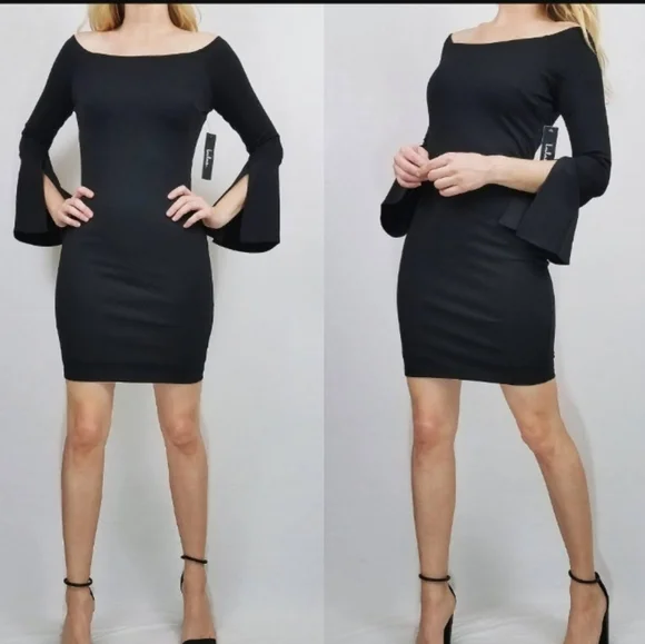 Off Shoulder Ruffle sleeve dress - Picture 4 of 9